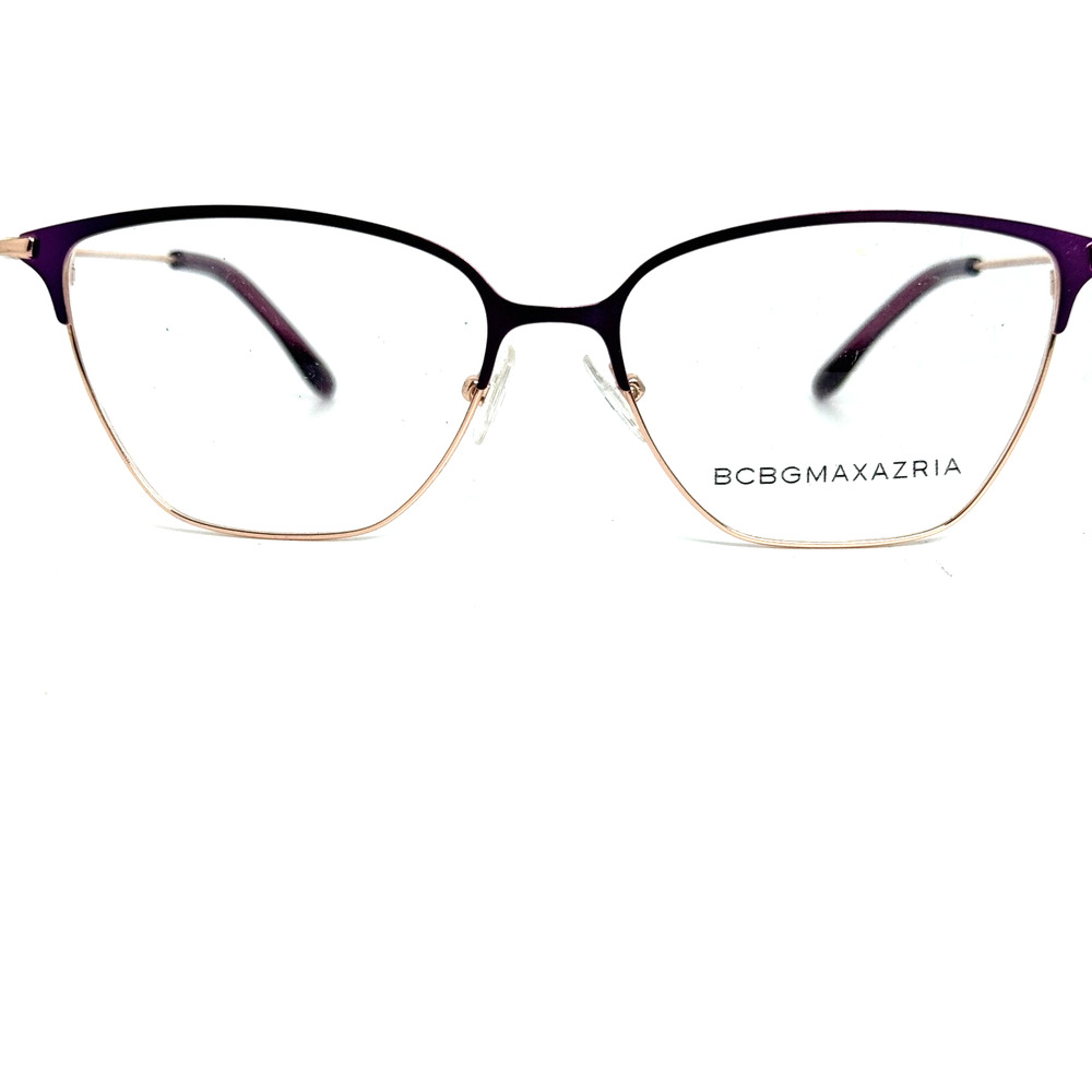BCBGMAXAZRIA Henley Purple Rose‎ Gold EYEGLASSES FRAME 54-15-135mm H17527